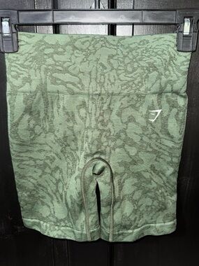 Gymshark Adapt Green Camo Seamless Shorts